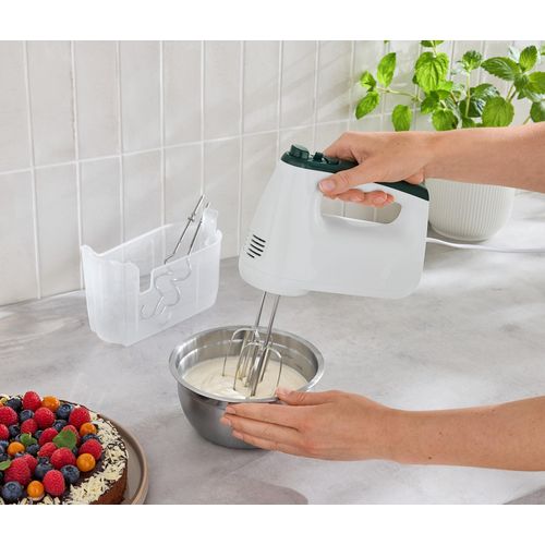 Tchibo - Handmixer mit Aufbewahrung - weiß