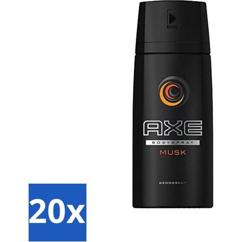 Axe - Deodorant Body Spray - Moschus - 150 ml - Vorteilspack - 20 Stücke