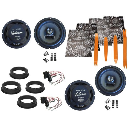 Hifonics Lautsprecher für VW Touran Bj 03-22 Tür Vorne hinten Bügel Dämmmatte Image