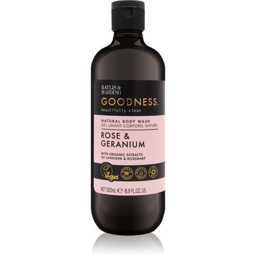 Baylis & Harding Goodness Rose & Geranium Shower Gel With Floral Fragrance 500 ml