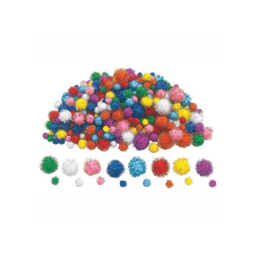 Colorations - Glitter Pompoms 300pcs.