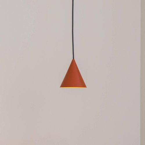 Hängeleuchte ZENITH, terracotta, Ø 11 cm, Metall, GU10