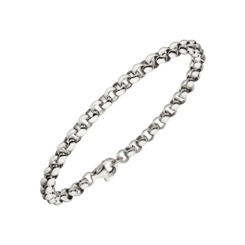 Silberarmband JOBO, silber (silber 925), Armbänder, Damen, 21cm, Silber 925 (Sterlingsilber), Erbsarmband 925 Silber 21 cm