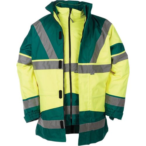 PARKA SKOLLFIELD Jacke gelb/grün Gr. L