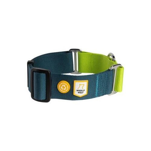 Woolly Wolf Halsband Color Block Martingale Deep Teal Mix L