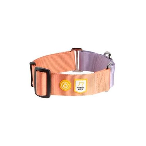 Woolly Wolf Halsband Color Block Martingale Salmon Pink Mix L