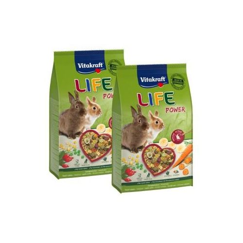 Vitakraft LIFE POWER Lapins nains 2x1,8 kg