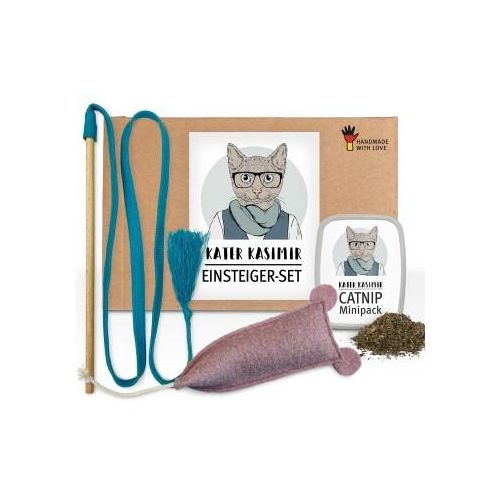 Kater Kasimir Kitten Paket mit 3 Premium Katzenspielzeugen