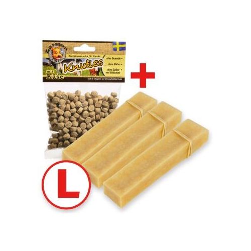Larsson Yaky Kaukäse L 3er Set +Snack
