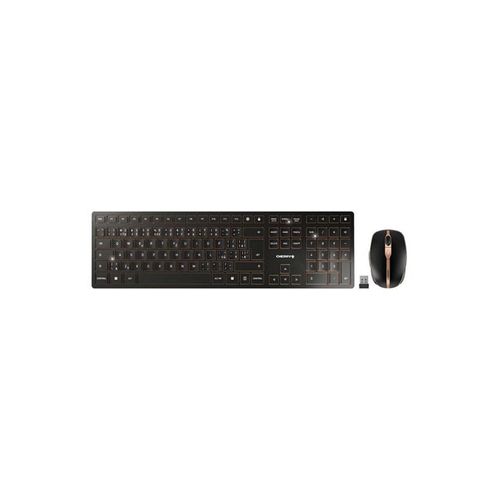 Cherry DW 9100 - Tastatur & Maus Set - Schwarz
