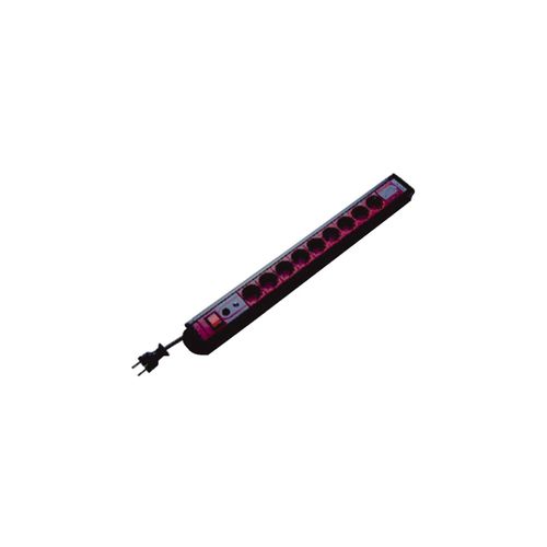 REV PC Leiste mit Netzfilter SUPRA Line, 9-fach (0014963613)