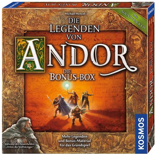 KOSMOS - Die Legenden von Andor - Die Bonus-Box - Mehr Legenden und Bonus-Material
