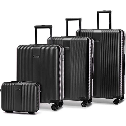 WITTCHEN Reisekoffer Set 4er Koffer-Set Rollkoffer| hartschalen, Material: polycarbonat | TSA| Large Wittchen POLYCARBONATE LUGGAGE SET 4 PCS