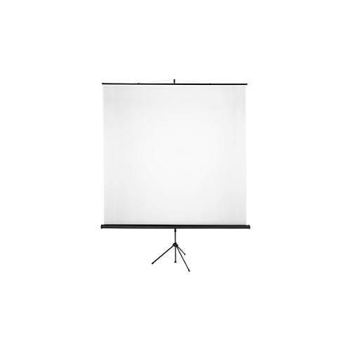 Stativ-Leinwand Classic, B 1800 x H 1800 mm, Teilung 1:1, höhenverstellbar, mit Griff, Gewebe und Metall, schwarz-weiß