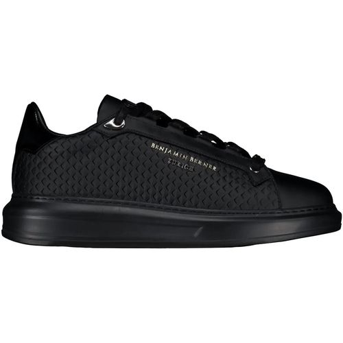 BENJAMIN BERNER Low-Top Sneaker - Benjamin Berner Rhombus Embossed Sneakers Zwart Bn - Gr. 41 (EU) - in Schwarz - für Damen