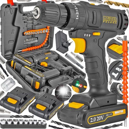 20V Li-Lon Akku-Bohrschrauber 2x Akku-Bohrschrauber-Set