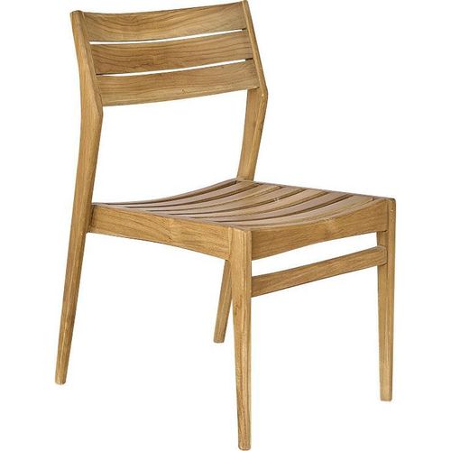 Gartenstuhl Teakholz massiv Outdoor Holzstuhl