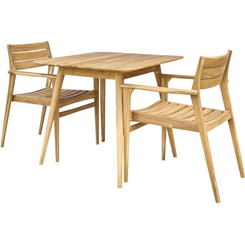Gartenmöbel aus massivem Teakholz 2/4 Personen