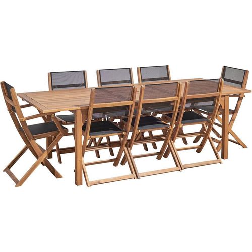 Gartenlounge Akaziemassiv 8/10 Sitz