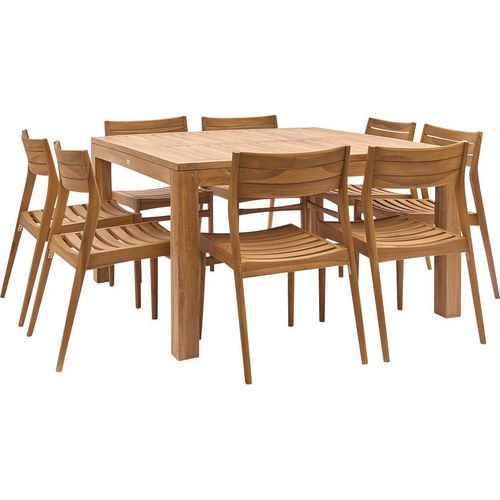 Gartenmöbel aus massivem Teakholz 8 Pers.
