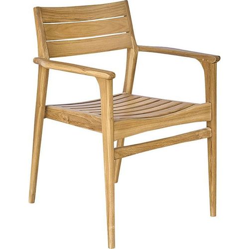 Gartensessel Teakholz massiv Outdoor Holzsessel