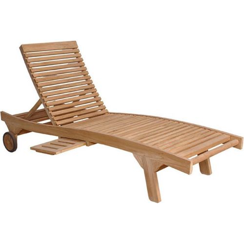 Sonnenliege aus Teakholz