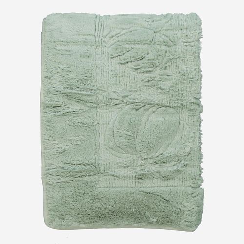 Hellgrüne Decke aus Kunstfell 127x178cm