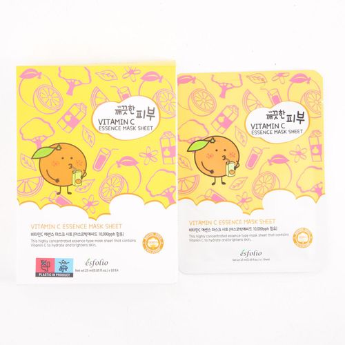 10er-Pack Gesichtsmasken mit Vitamin C
