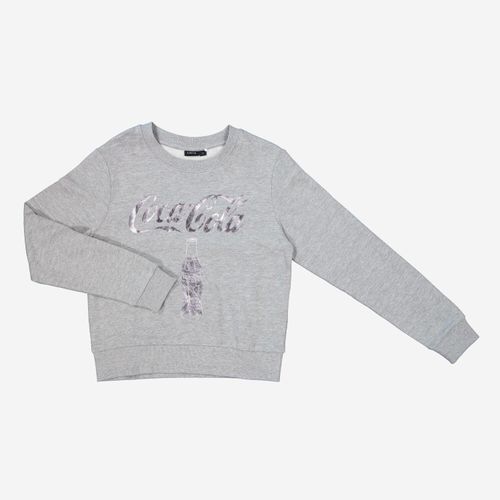 Graues Sweatshirt mit Aufschrift