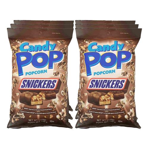 Candy Pop Popcorn Snickers 149 g, 6er Pack