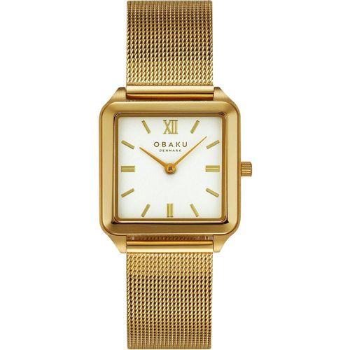 Uhr Obaku Frauen Gold Obaku-V309LXGWMG