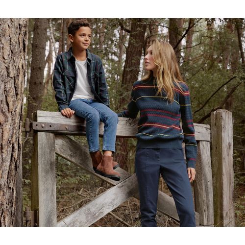 Tchibo - Lederstiefel - Herren - Gr. 34 - braun