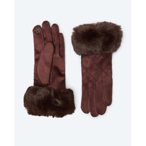 Handschuhe mit Webpelz