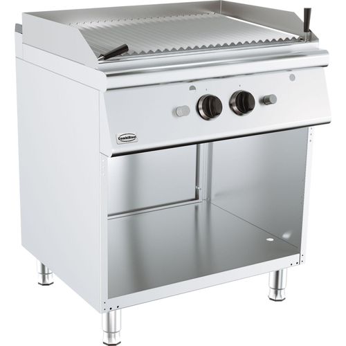 CHEFGASTRO Base 700 Gas Lavasteingrill BxTxH 800x700x900 mm