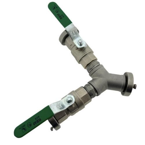 Trinkwasser Y- Verteiler Storz D-DD 1" Trinkwasserverteiler DVGW KTW Edelstahl