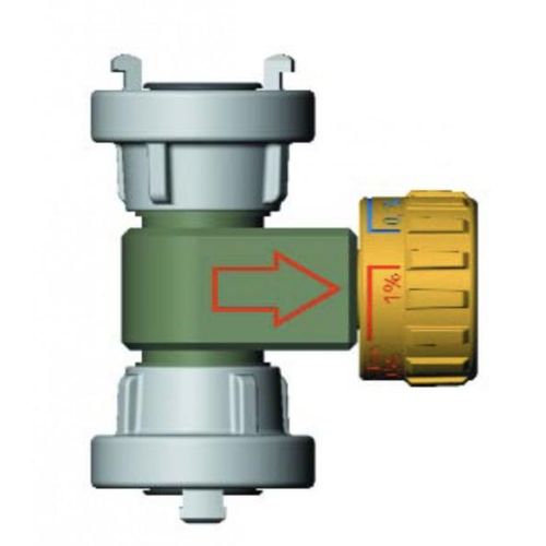 Netzmitteldosierer Zumischer Schaum Feindosierung 0,1-1,0% Dosierer Z2/Z4