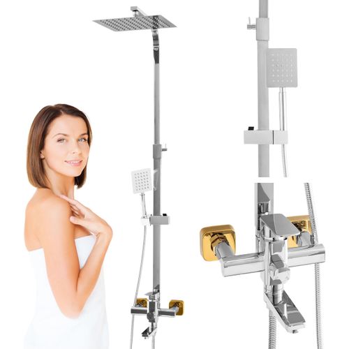 Aufputz-Brauseset Cubo S-1196 Chrom