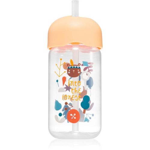 Suavinex Forest Straw Trainer Cup children’s bottle with straw 18 m+ Yellow 340 ml