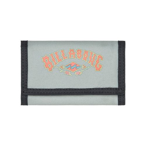 Brieftasche BILLABONG "Tribong Lite", Herren, grün (grau grün), 100% Polyester, Kleinlederwaren Brieftasche