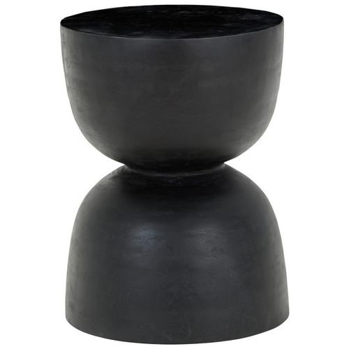 Livetastic Beistelltisch , Schwarz , Holz , Suar Holz , massiv , 30x40x30 cm , Wohnzimmer, Wohnzimmertische, Beistelltische