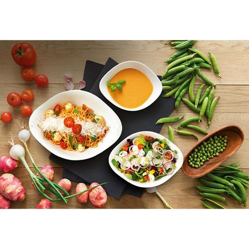 Villeroy & Boch Tellerset Vapiano , Weiß , Keramik , 6-teilig , Essen & Trinken, Geschirr, Geschirr-Sets, Teller-Sets