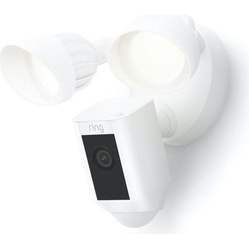 Ring Flutlichtkamera Plus Kabel (Floodlight Cam Wired Plus) | Überwachungskamera aussen mit WLAN, HD-Video, LED-Flutlicht, Nachtsicht, Bewegungserfassung & Sirene | Alexa-kompatible Sicherheitskamera