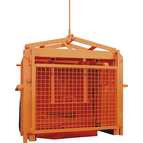 Eichinger Krangreifer, 1-seitig wirkender Hebelarm, Tragfähigkeit 800 kg, BxH 720 x 720 mm