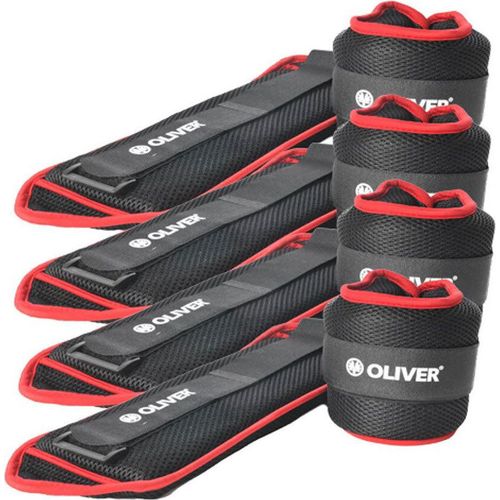 8x 1.5 kg Oliver Gewichtsmanschette PRIME - rot