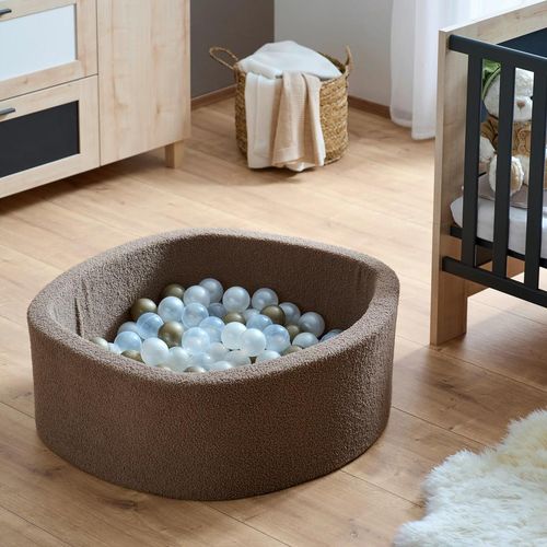 My Baby Lou Bällebad , Gold, Transparent, Perlmutt, Cappuccino , Kunststoff , 30 cm , EN 71 , Spielzeug, Kinderspielzeug, Bällebad