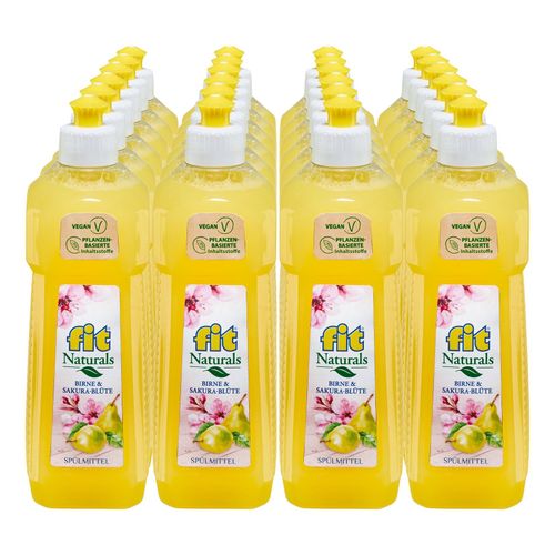 Fit Spülmittel naturals Birne-Sakurablüte 500 ml, 24er Pack