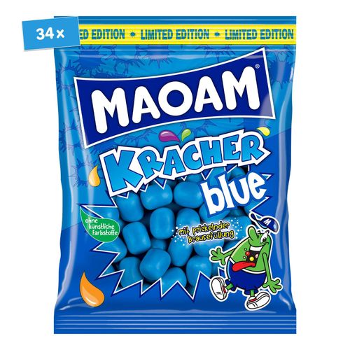 Maoam Kracher Blue 200g, 34er Pack