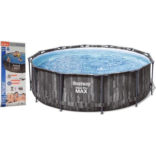 BESTWAY Pool STEEL PRO MAX 366x100 cm + Zubehör