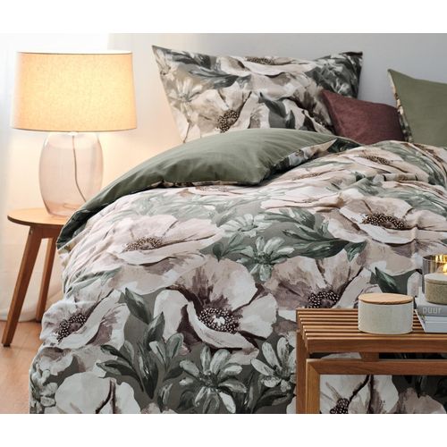 Tchibo - Biber-Bettwäsche - grün