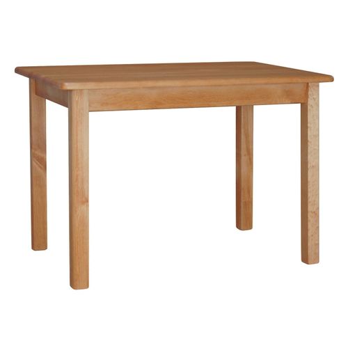 Tisch aus massivem Kiefernholz in der Farbe Alder 130 x 70 cm